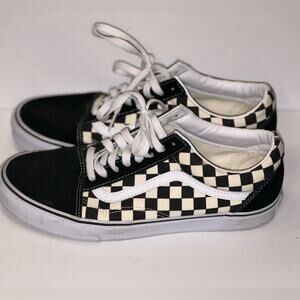 Vans Old Skool Checkered Sneakers Size 10